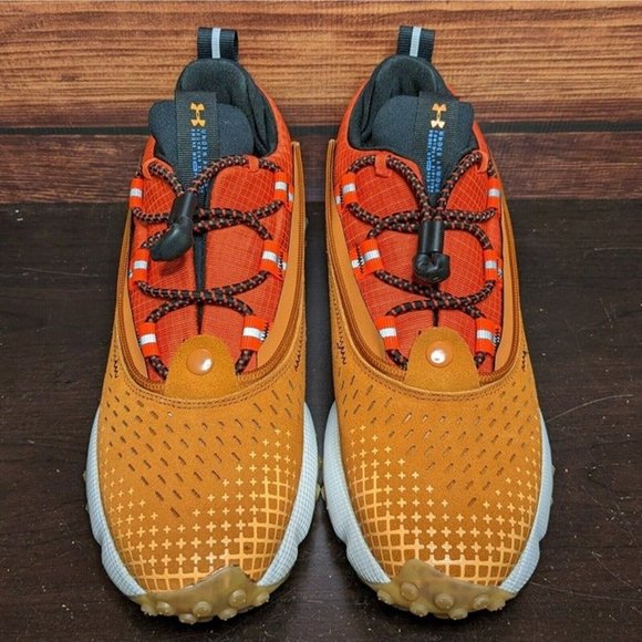 Under Armour HOVR Summit Fat Tire Delta Men 9.5 Orange Grey Trail Running Shoes main image 10